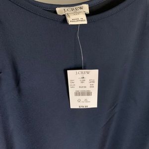 J Crew Factory navy slip dress